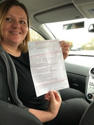 Daria Zabinska who passed her Part 3, It was very well earned!