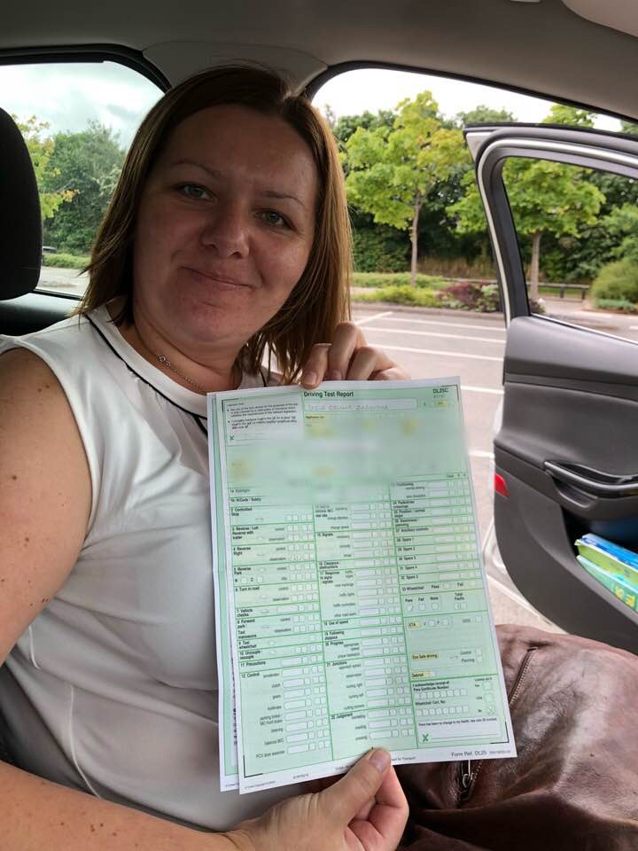 Second Part 2 pass in a few days both with just the one driver fault. First was Nicholas Fearn at Alvaston and today, huge congratulations to Daria who passed at the first time of asking in Burton this morning. Going for a hat trick on Friday with Mitch, no pressure (do I get to keep the match car ?). Looks like lots of Part 3 training in the coming weeks mixed in with the usual learners and Standards check training. Happy days