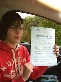 Congratulations to Vanessa Maskery on passing with just 1 driver fault this morning at Burton. Great drive Vanessa you did yourself proud happy motoring.