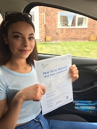 Congratulations this morning to Catherine Wildsmith on passing her driving test at Burton. Hope you get the result you want on Thursday with your exam grades and get your place at your first choice university. Stay safe on the roads Caz 