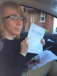 Congratulations Jack Farr. Another great first time pass at Loughborough test centre. Even more impressive after the fun with the front tyre blow out on your last lesson. I know it knocked your confidence but you had no where to go and couldn't avoid the brick in the road. Did us both proud today ? hope to see you soon for pass plus or motorway.