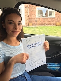 Congratulations this morning to Catherine Wildsmith on passing her driving test at Burton. Hope you get the result you want on Thursday with your exam grades and get your place at your first choice university. Stay safe on the roads Caz 