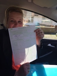 Huge congratulations to Sam who passed her part 3 at Wigston this morning. Really proud of you Sam you just need to believe 