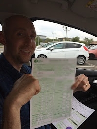 Congratulations to Andrew Forrester on passing part 3 at burton this dinner time. Not easy under pressure and I felt your pain from the back but hey Smile your an ADI. Good luck with your new career and remember I'm at the end of the phone 