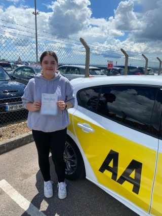 Huge congratulations to Hollie who passed her test today first attempt ? Stay safe Hollie, you will be missed 