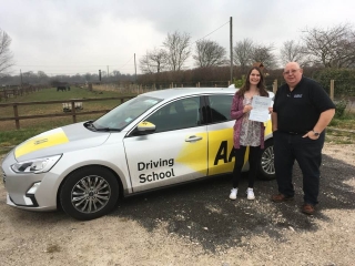 Huge congratulations to Jennie Hudson who passed, first time at Alvaston this morning. Was really nervous and was convinced this day wouldn’t come but absolutely smashed it. Will definitely miss this one, stay safe and all the best for the future ?
