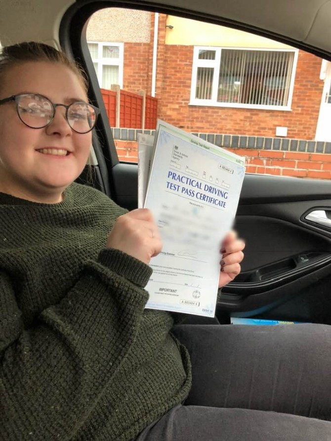 Huge congratulations to Eleanor Smith, passing her driving test earlier this afternoon. Just one driver error and some very nice comments from the examiner. Take care, stay safe ?