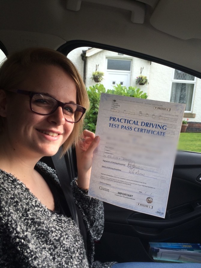 Huge congratulations to Charlie Ley passing her test at Sin Fin with just two driver faults. Great result Charlie will miss that smile enjoy your freedom in your own car but look out for those buckets 