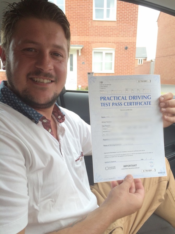 Huge congratulations to Ryan Beard who passed his driving test at Burton this afternoon. First attempt and just one driver fault , top result Ryan ? enjoy the open road and stay safe