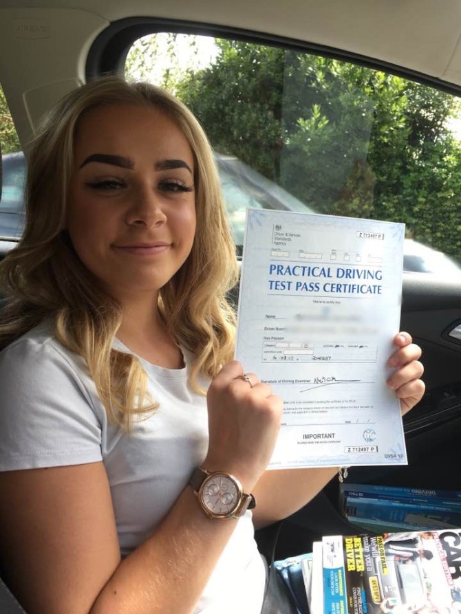 Huge congratulations to Elizabeth Watson who passed her driving test today at Alvaston Derby. Been fun helping you on your journey, cracking driver and I know how much you wanted it. Stay safe and enjoy your new found freedom ??