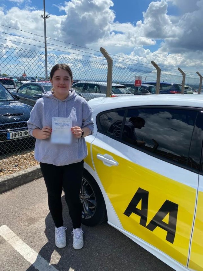 Huge congratulations to Hollie who passed her test today first attempt ? Stay safe Hollie, you will be missed 