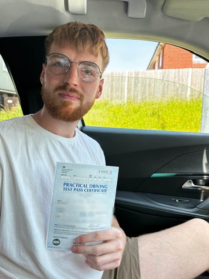 Congratulations to Nathan Taylor passing on Tuesday at Portsmouth