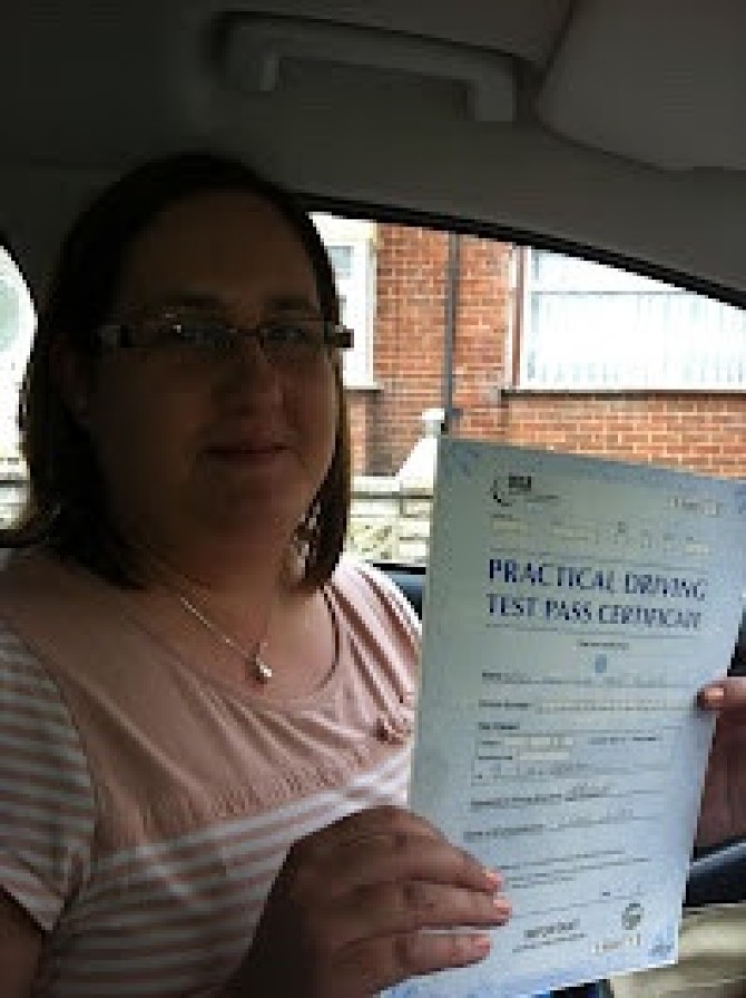 Congratulations to Nicola Bland passing her test this morning at Sin Fin with just 2 driving faults. Great drive Nicola see you in three weeks for pass plus.