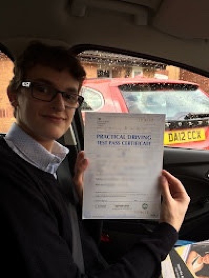 Huge Congratulations to Toby Barrel passing his driving test at Burton this morning. Stay safe Toby and remember any thing is possible with positive thoughts. Proud of you bud ? Chris.