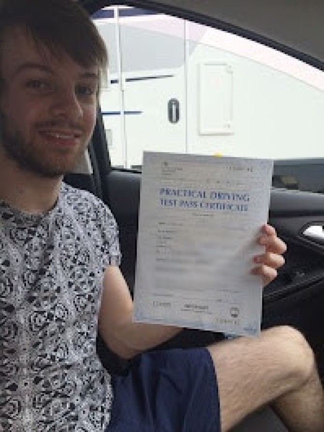 Another great first time pass. Congratulations Sam Batchler who passed his driving test at Burton this morning. Good luck with the job hunting Sam and all the best for the future. Stay safe 