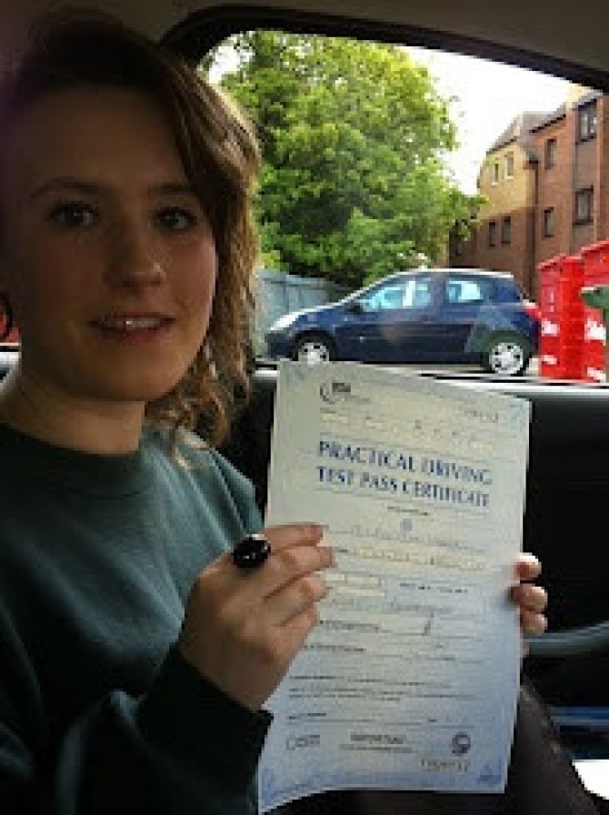 Congratulations to Lucy Wheeler who achieved a first time pass at Loughborough on Wednesday 16th. Great drive Lucy well done and good luck for the future. Take care ?