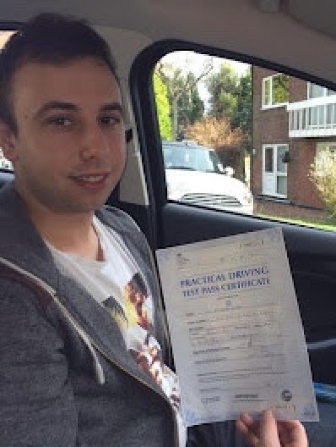 Congrats to Luke Clarke. Last test of the year and a great pass with just the 2 faults. Enjoy the open road Luke and have a great New year.