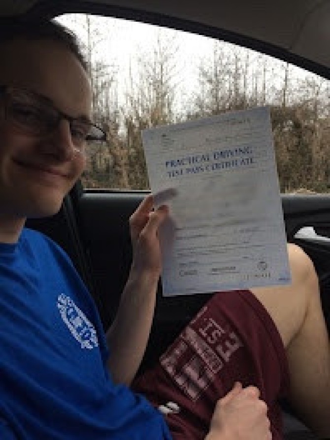 Huge congratulations to James Mcmullen on passing his driving test with just 2 faults. Enjoy your freedom James it's been a pleasure helping you reach your goal 