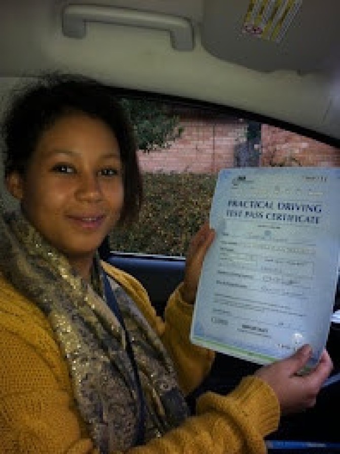 Hey great result Jodie Flinn, passing this morning at Sin Fin. I am not getting up that early again but have to admit its made easier with a pass and a smile. Good luck for the future and hope you have a Merry xmas and Happy New year.
