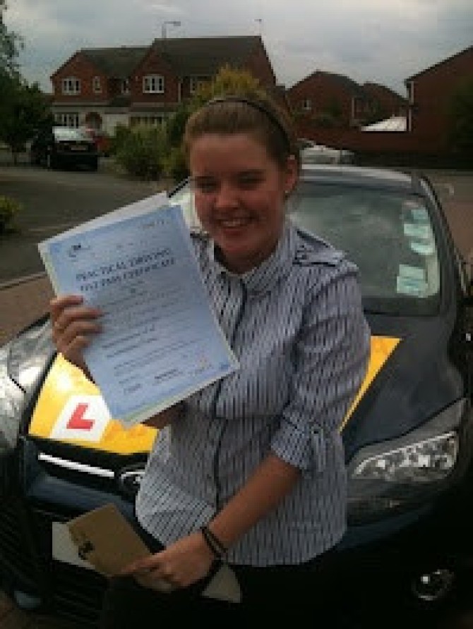 Well done Emma Casey, really proud of you. A great result with just one fault and some really great comments from the examiner.