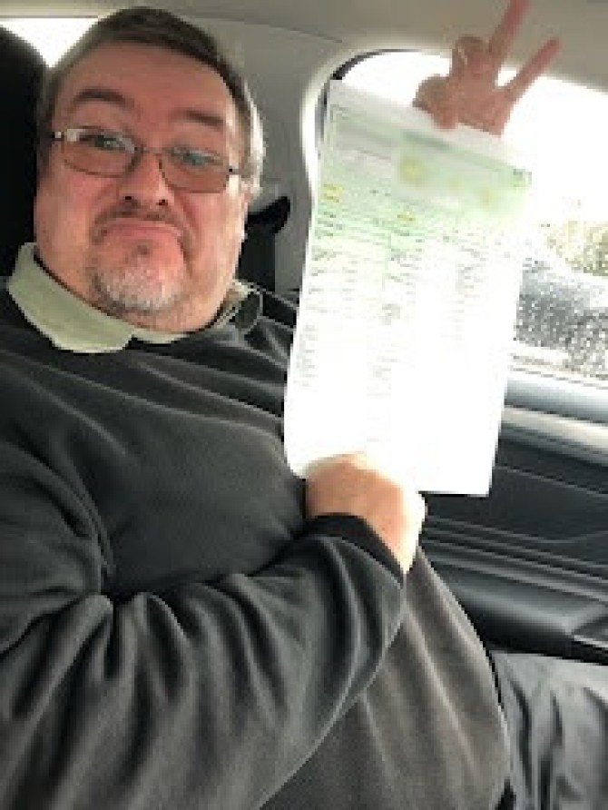 Another first time part 2 test result and with a clean sheet too. Congratulations Graham Griffiths, a top result this morning at Burton Test Centre. Easy part next ?