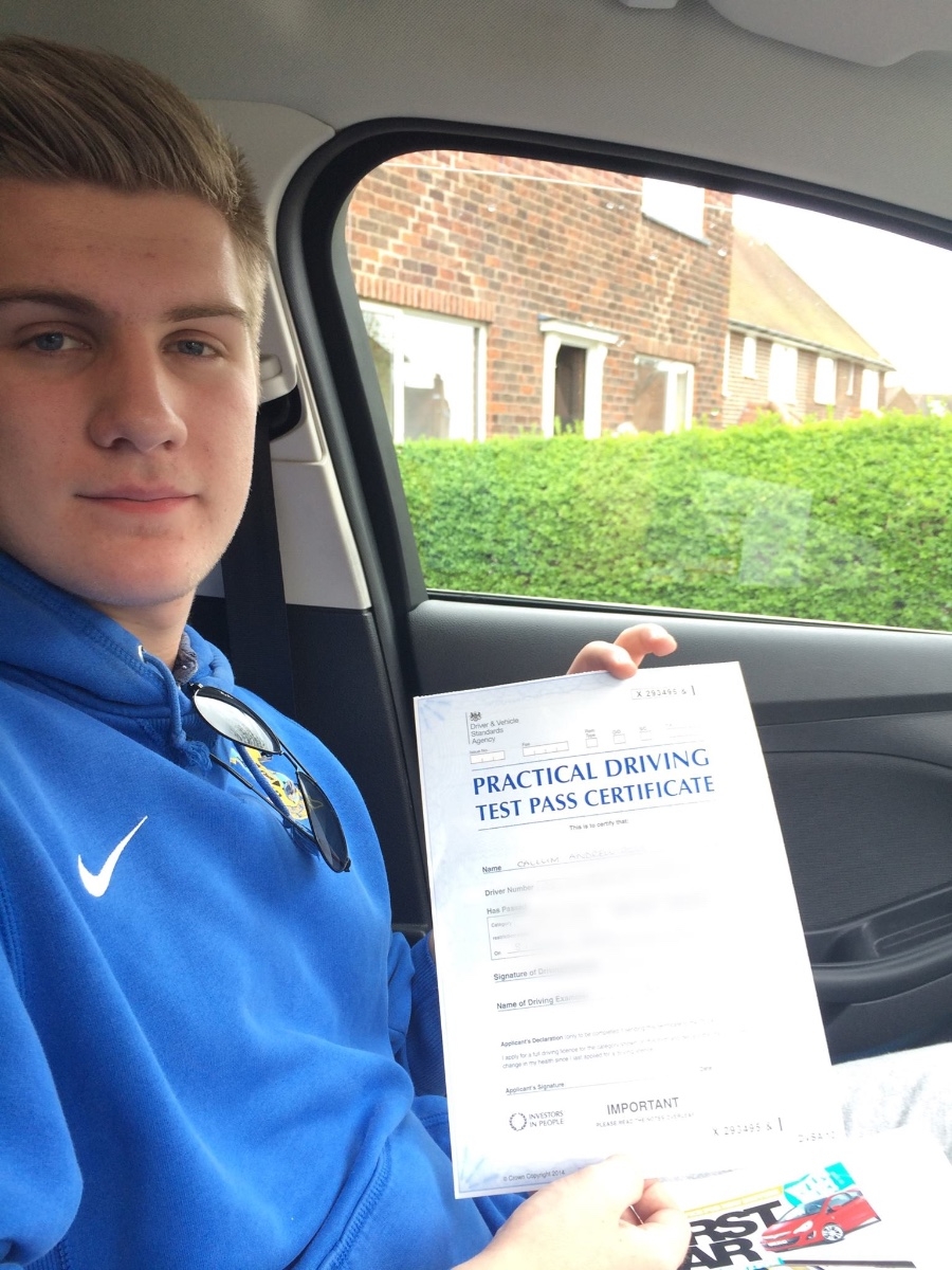 Huge congratulations to Callum who passed at Alvaston Derby this afternoon. Well deserved, enjoy the open road and stay safe. All the best for the future. 