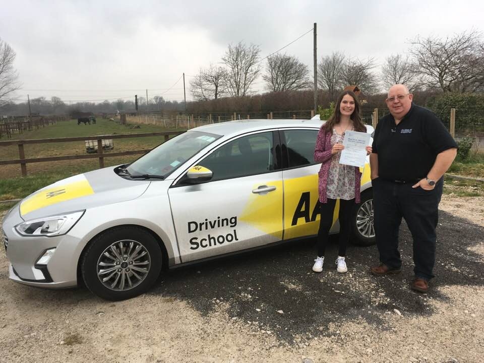 Huge congratulations to Jennie Hudson who passed, first time at Alvaston this morning. Was really nervous and was convinced this day wouldn’t come but absolutely smashed it. Will definitely miss this one, stay safe and all the best for the future ?